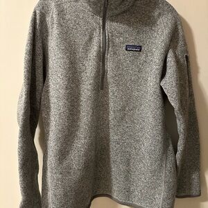 Patagonia Gray 1/4 zip pullover Better Sweater